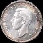 1949  1 Pcgs Ms66 Canada Silver Dollar Uncirculated Superb Gem