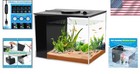 Elegant 1 Gallon Betta Tank With Adjustable Led Light   Shatter Resistant Build