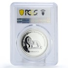 Congo 10 Francs Conservation Marine Life Emperor Fish Fauna Pr70 Pcgs Coin 2004