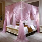 Double Layer Princess Bed Canopy Curtain - Cozy Mosquito Net For Girls   Adults 