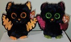 Ty Beanie Boos Set - Drizella   Mortimer The Halloween Bats 6  New Mwmts