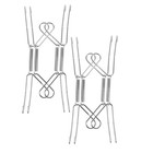 4 Pcs Invisible Spring Hook Kitchen Plate Hanger Picture Frame Hangers