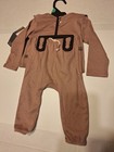 Gerber Mm 2 Piece Shirt Pants Set Girls Baby Woodrose 6-9 Mo 