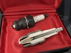 2 Vintage Ford Autolite Spark Plugs Bf42 Display