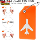 8 Pack Silicone Luggage Tags For Suitcases Travel Essentials