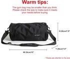 Small Sports Gym Bag Workout Lightweight Duffel Bags For Men And Women Black X-s