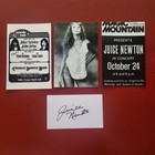 Juice Newton Hand Signed Autograph Index Card