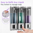 Shower Soap Dispenser Shampoo And Conditioner Dispenser For Shower Wall 3 Cha   
