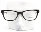 Versace Eyeglasses Glasses Ve 3316 Gb1 Polished Black 55-18-145 No Case