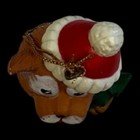Yorkie Yorkshire Terrier Puppy Dog Santa Christmas Ornament 2    Tall 