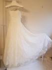 Galina Nwt  White ivory Lace Wedding Dress Bridal Gown Custom Size 8   