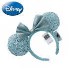 Disney parks Ears Frozen Arendelle Aqua Minnie Ears Gift Girl Blue Headband New