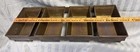 Vintage Industrial 4 Strap Lockwood 79 Loaf Bread Baking Pan Loaves Mold Welded