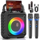 Karaoke Machine For Adults   Kids  Portable Bluetooth Karaoke Speaker 30watt