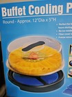 Buffet Cooling Platter Food Serving Platter Round Serving Tray