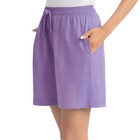 Knit Shorts With Side Pockets By Collections Etc   Black  Xl