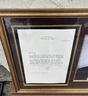 Richard M  Nixon - Typed Letter Signed - Custom Framed