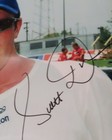 Signed Autographed 8 X 10 Photo Indy 500 Race Car   Driver Scott Dixon Close Up