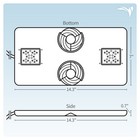 Hm Electronics Corexc X120 Wireless Marine reef Aquarium Grassy Led Light 