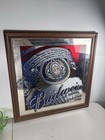 Budweiser Beer Sign Extra Large Bar Mirror From 2006 Man Cave Basement Bar 