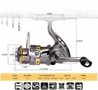 Telescopic Fishing Rod And Reel Combo Full Kit Carbon Fiber Rod Pole W line bag