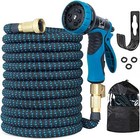 No-kink Water Hose Lightweight  Flexible Upgraded Leakproof 50 75 100 150ft 