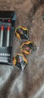 Harrows Assassin 25g Tungsten Nickel Steel Tip Darts Set W  Case Hellcat Flights