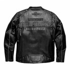 Men Harley Davidson Legendary Black Gray Votary Motorcycle Leather Biker Jacket