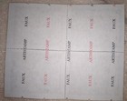 United States Satire Stamps  Cinderella Stamp Sheet Of 4  Perforated