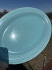 Vintage Vernonware Early California Turquoise 12  Oval Serving Platter