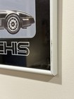 Rare 1980s Corvette Original Framed Vintage Car Poster