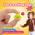 25 Pcs Glitter Poop Emoji Mini Toys - Shimmering Rainbow Party Supplies For Vend