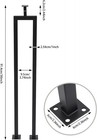 Shape 36  Stair Balusters With Adjustable Top Bracket For Staircase Interior