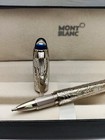 Montblanc Blue Planet Silver Body   Silver Cap Limited Edition Ballpoint Pen