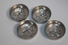 Lot 4 Mini Round Easter Bunny Aluminum Baking Pans