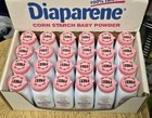 Rare Vtg New Display Case Of 24 1 Oz Bottles Diaparene Corn Starch Baby Powder