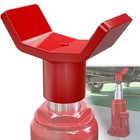 Forogore Bottle Jack Adapter For 12t Jack Heavy Duty Steel Lifting Saddle Red