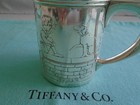 Tiffany Sterling  baby Cup Etched   Embossed  C1919  5 Oz   Rare Vintage Beauty 