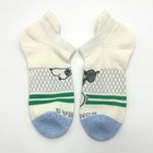 Bombas 3 Pairs Women s Cushion Ankle Socks Sno-opy Size Med 8-10 5 White