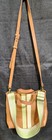 Madewell The Zip-top Transport Leather Crossbody Striped Edition New Tote Purse 