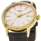 New Tissot Classic Dream Ivory Dial Leather Strap Men s Watch T129 410 36 261 00