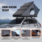 Uimoso Hardshell Rooftop Tent Car Pop-up Outdoor Camping Travel Tents W  Ladder