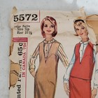 Vtg Simplicity Pattern 5572 Jumper Skirt Vest Blouse Miss 5 Junior Petite Cut 64