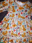 New Boutique Fox Ruffle Tunic Dress   Leggings Girls Outfit