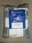  Champion 1 Pack Of 6 Pair Mens Crew Socks White grey Size 6-12