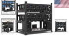 Durable Stainless Steel Mining Rig Frame - 2 Atx Psu Support 