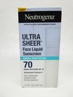 2 Pack - Neutrogena Face Liquid Sunscreen Mineral Sensitive Skin Spf70