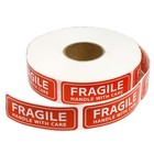 1000 Pcs Fragile Handle With Care Stickers 1x3 Inch Packing Shipping Labels Roll