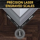 Lexivon Aluminum Miter Saw Protractor 7-inch Rust Proof Metal Aluminum Lx230