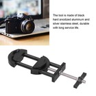 Stainless Steel Camera Lens Vise Tool 27-130mm Threaded Lens Repairment